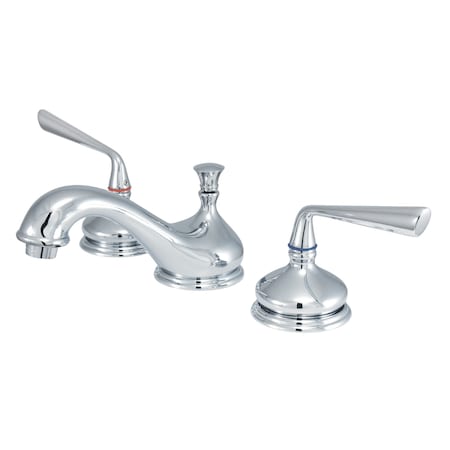 KS1161ZL 8-Inch Widespread Bathroom Faucet With Brass Pop-Up